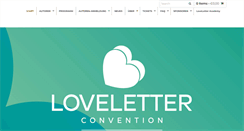 Desktop Screenshot of loveletterconvention.com